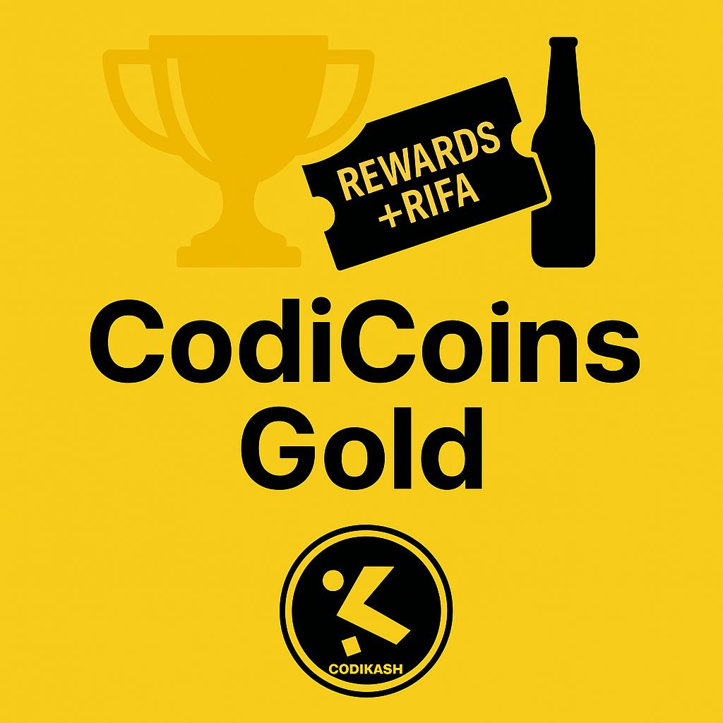CodiCoins Gold (¡Rewards + Cupones digitales!)