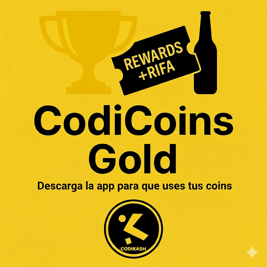 CodiCoins Gold (¡Rewards + Cupones digitales!)